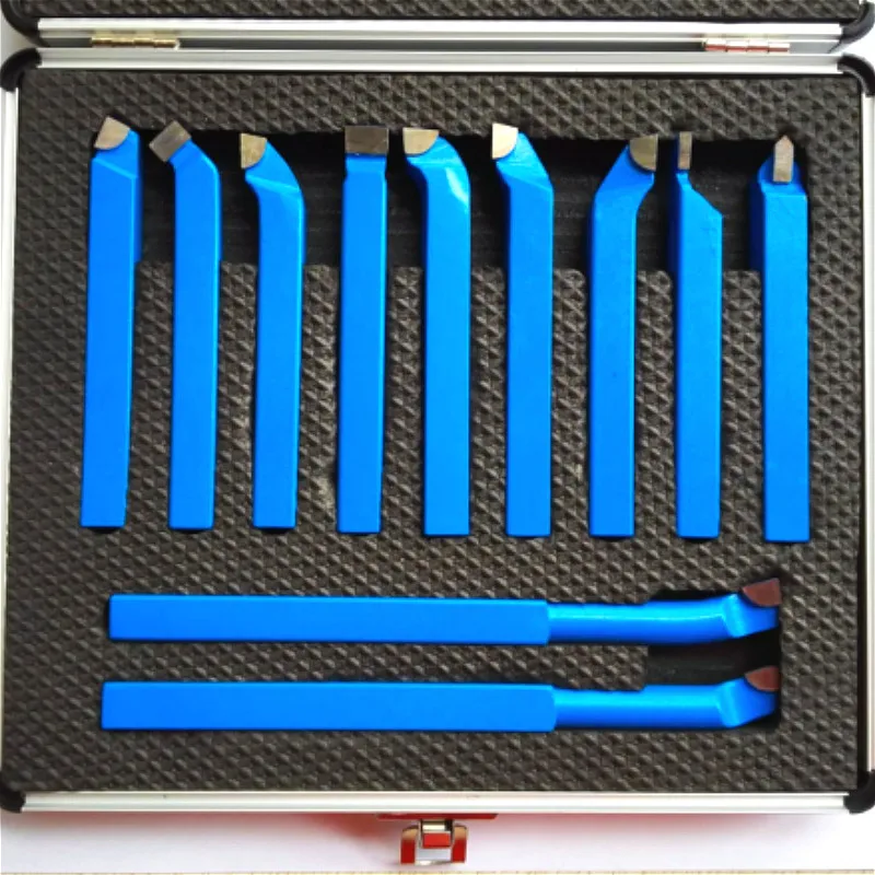 75° and 90° Cemented Carbide Industrial Tools Carbide Turning Tool Set 3/8in Turning Tool Machining Lathes Turning Tool Cemented Carbide Turning Tool 60° 